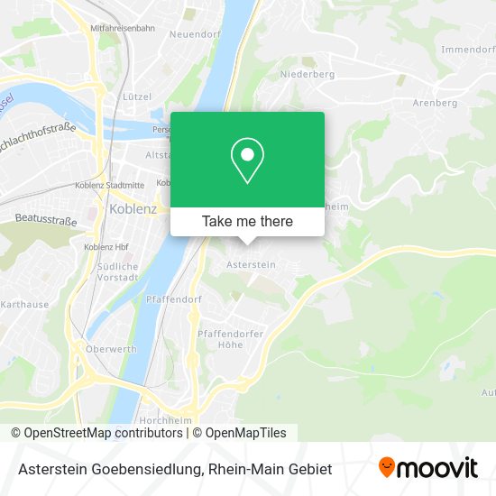 Карта Asterstein Goebensiedlung