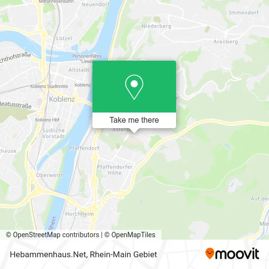 Карта Hebammenhaus.Net