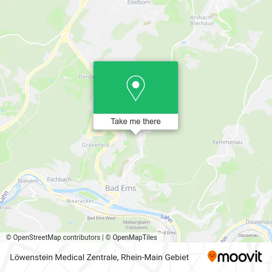 Карта Löwenstein Medical Zentrale