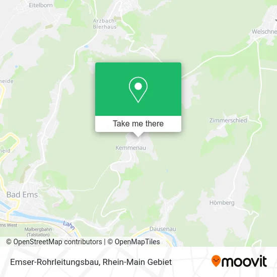 Карта Emser-Rohrleitungsbau