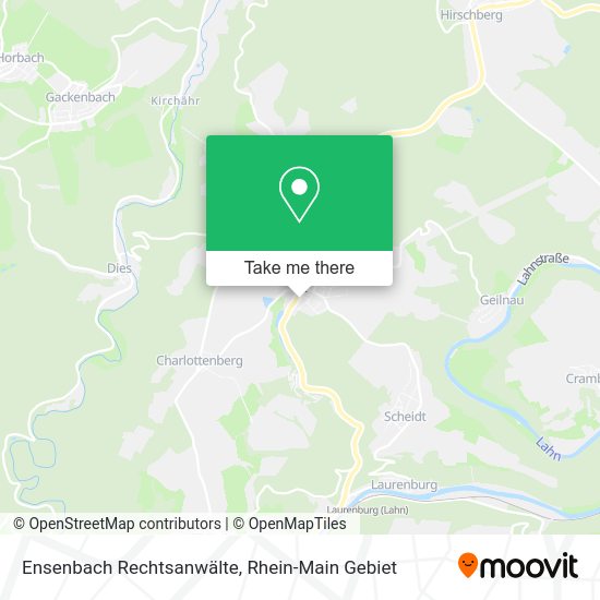 Карта Ensenbach Rechtsanwälte