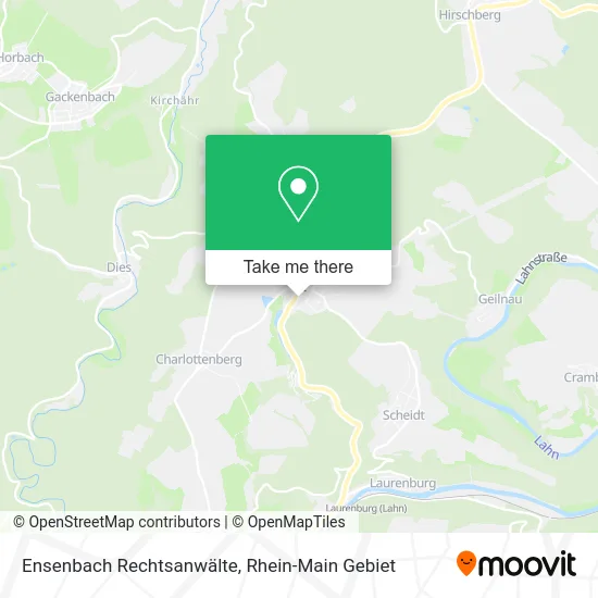 Карта Ensenbach Rechtsanwälte