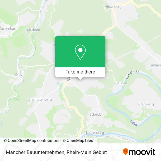 Mäncher Bauunternehmen map