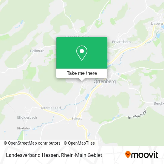 Landesverband Hessen map