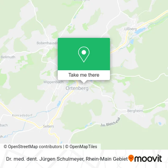 Dr. med. dent. Jürgen Schulmeyer map