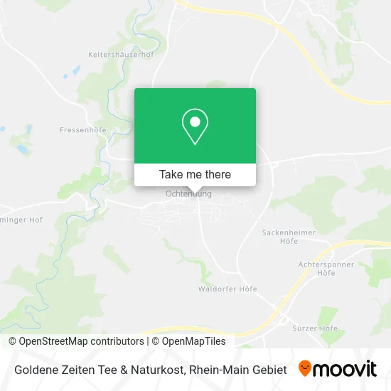 Карта Goldene Zeiten Tee & Naturkost