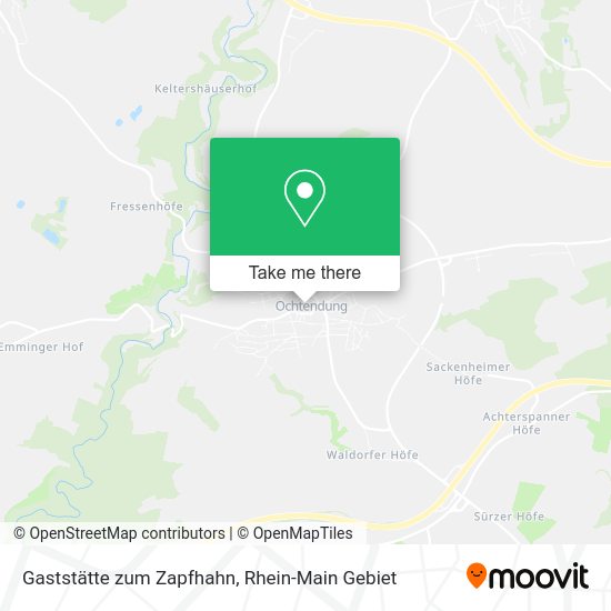 Карта Gaststätte zum Zapfhahn