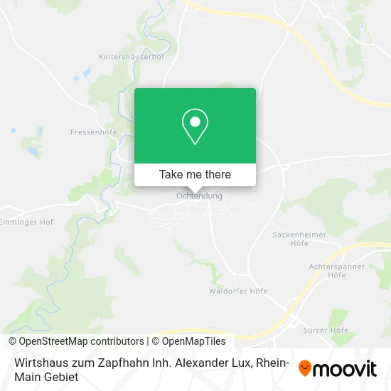 Карта Wirtshaus zum Zapfhahn Inh. Alexander Lux