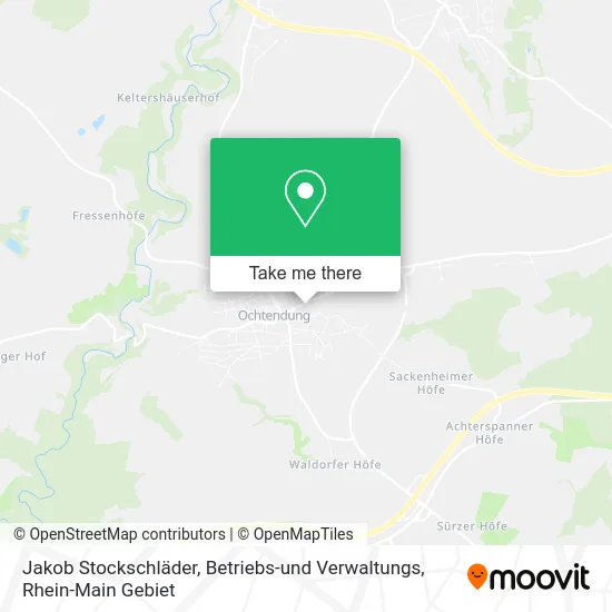 Карта Jakob Stockschläder, Betriebs-und Verwaltungs