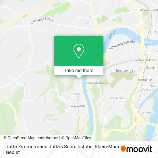 Карта Jutta Zimmermann Jutta's Schreibstube