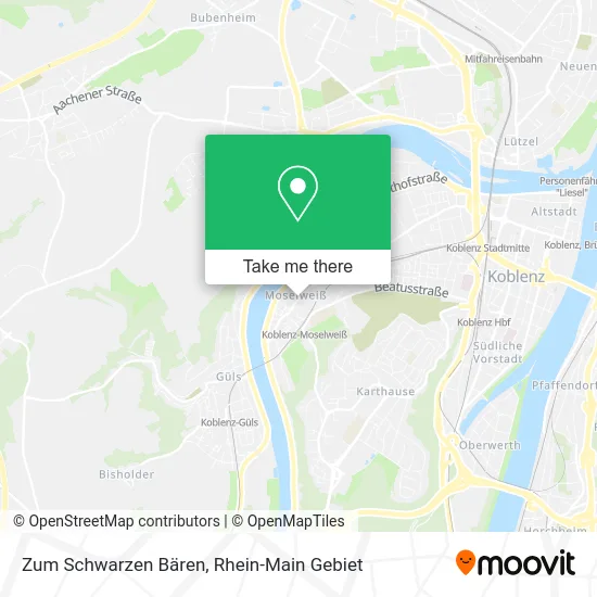 Карта Zum Schwarzen Bären