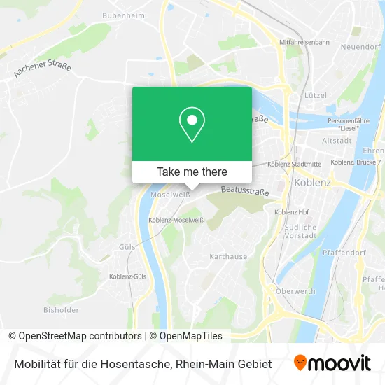 Карта Mobilität für die Hosentasche