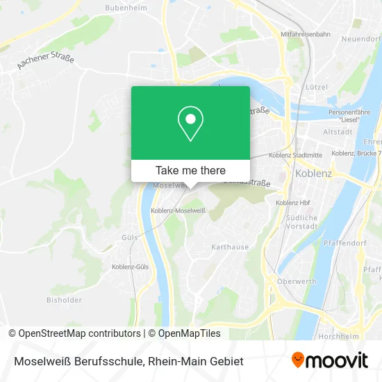 Карта Moselweiß Berufsschule
