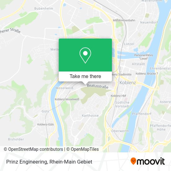 Prinz Engineering map