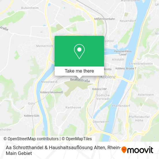 Карта Aa Schrotthandel & Haushaltsauflösung Alten