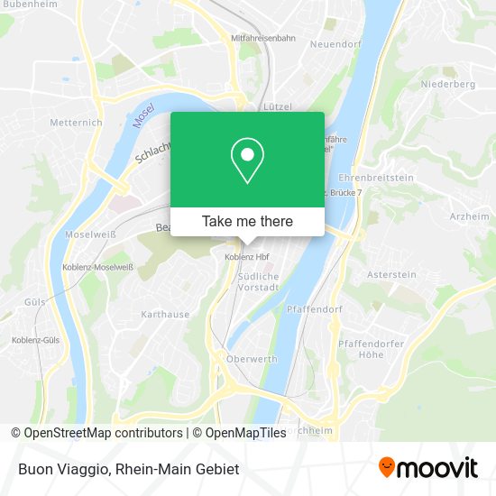 Карта Buon Viaggio