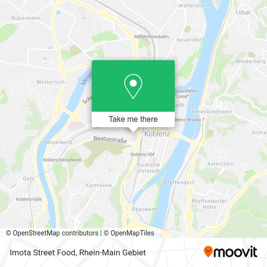 Карта Imota Street Food