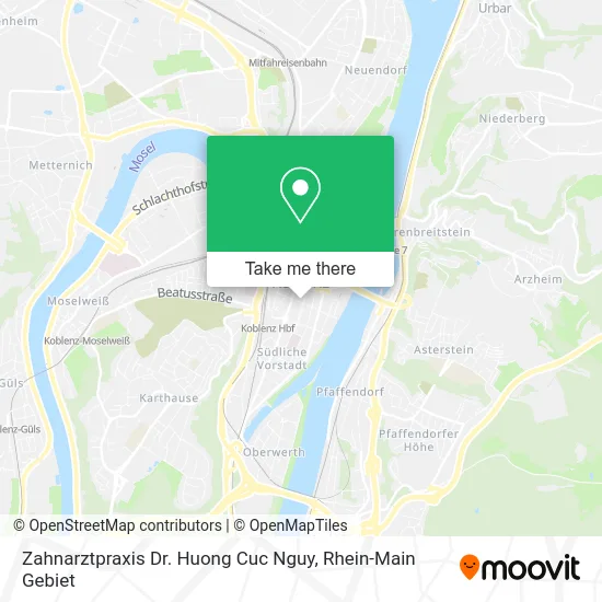 Карта Zahnarztpraxis Dr. Huong Cuc Nguy