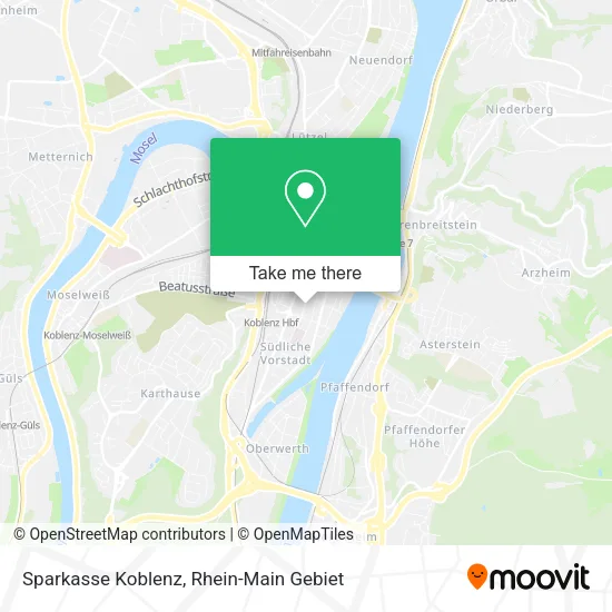 Карта Sparkasse Koblenz