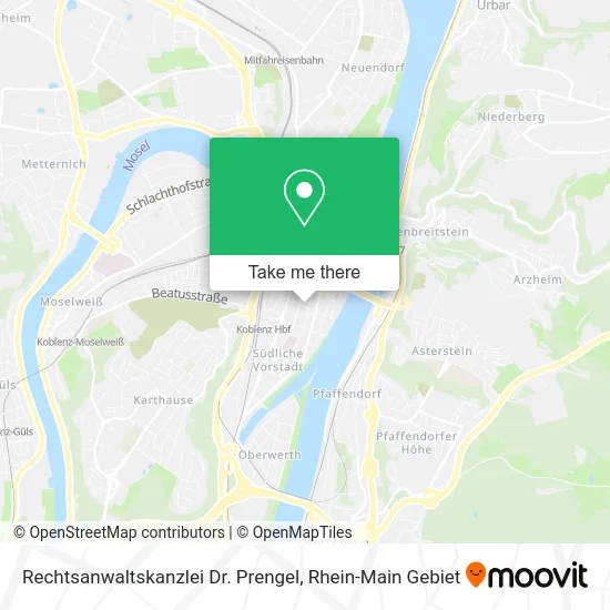 Карта Rechtsanwaltskanzlei Dr. Prengel