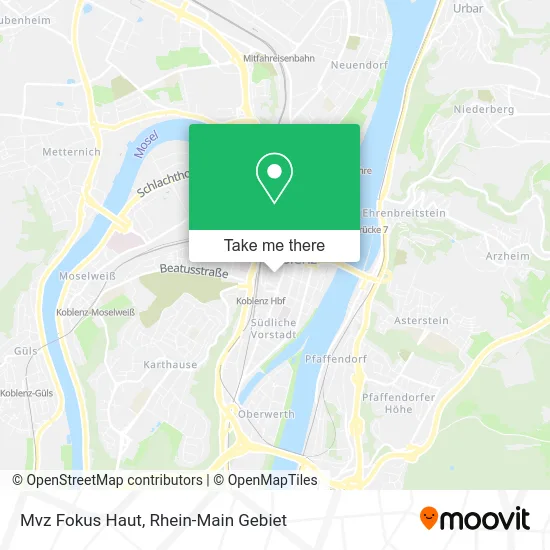 Карта Mvz Fokus Haut