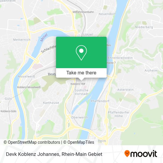 Карта Devk Koblenz Johannes
