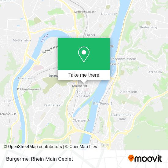 Карта Burgerme
