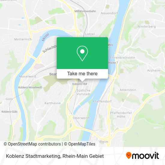 Карта Koblenz Stadtmarketing