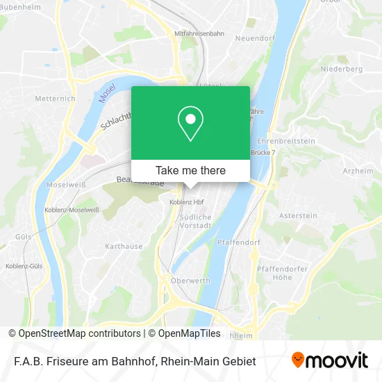 Карта F.A.B. Friseure am Bahnhof