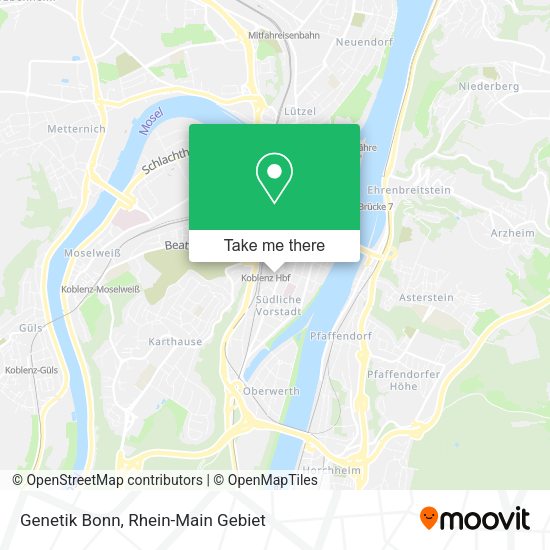 Карта Genetik Bonn