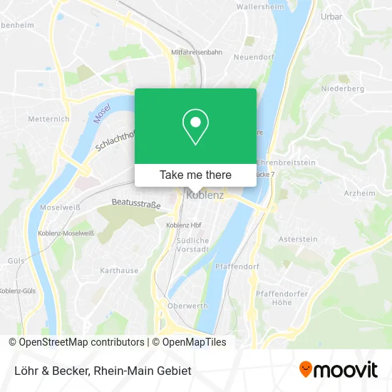 Карта Löhr & Becker