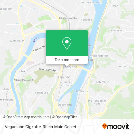 Карта Veganland Cigkofte