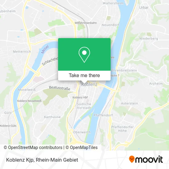 Карта Koblenz Kjp