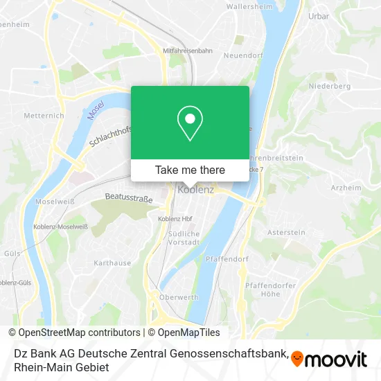 Карта Dz Bank AG Deutsche Zentral Genossenschaftsbank