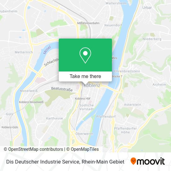 Карта Dis Deutscher Industrie Service