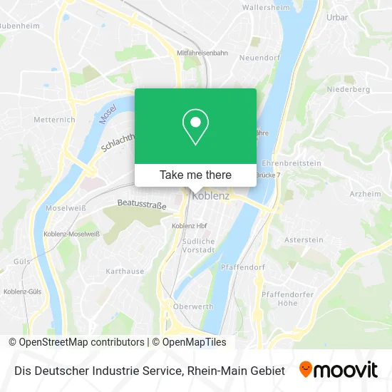 Карта Dis Deutscher Industrie Service