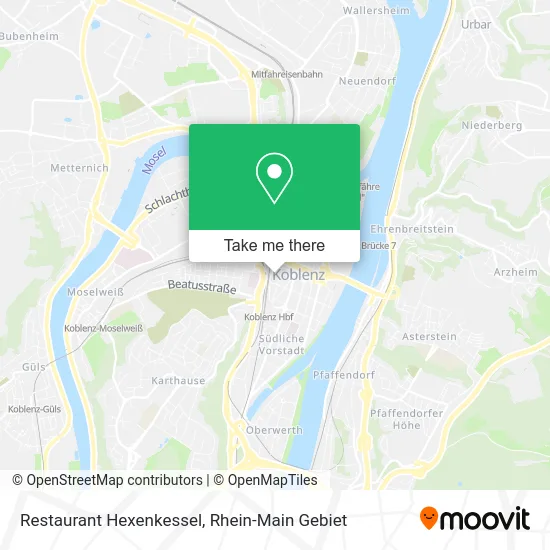 Карта Restaurant Hexenkessel