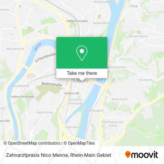 Карта Zahnarztpraxis Nico Menne