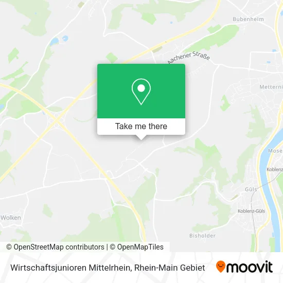 Карта Wirtschaftsjunioren Mittelrhein
