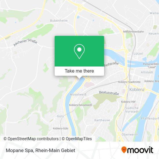 Карта Mopane Spa