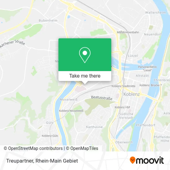 Карта Treupartner