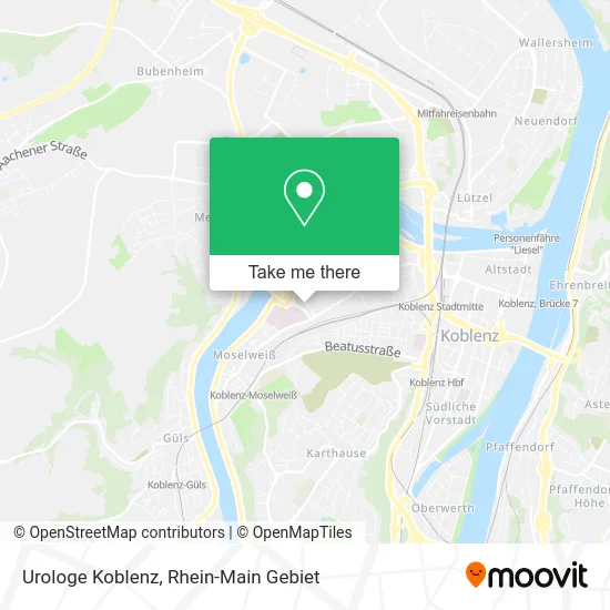 Карта Urologe Koblenz