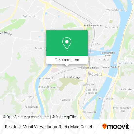 Карта Residenz Mobil Verwaltungs