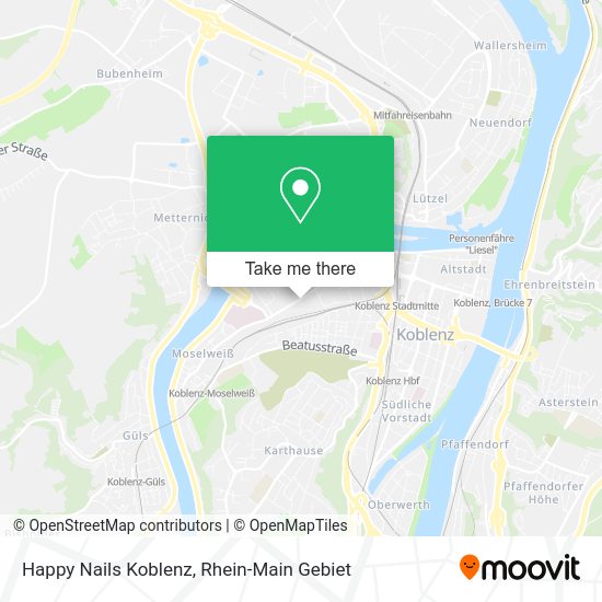 Карта Happy Nails Koblenz