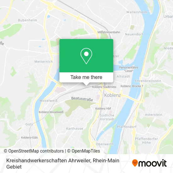 Карта Kreishandwerkerschaften Ahrweiler
