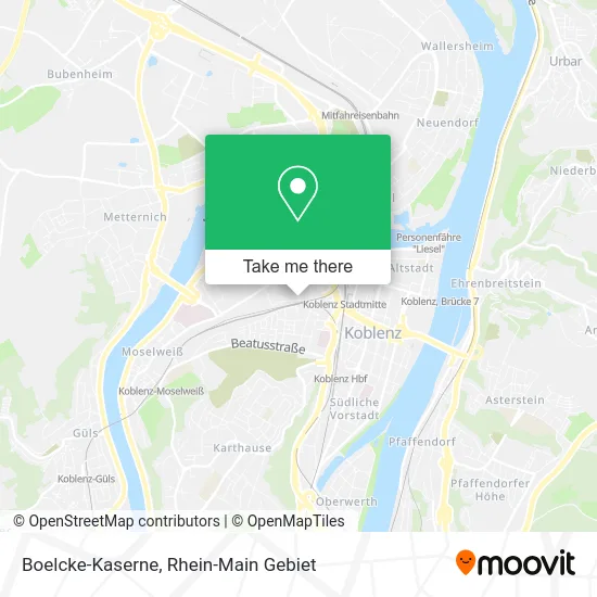 Карта Boelcke-Kaserne
