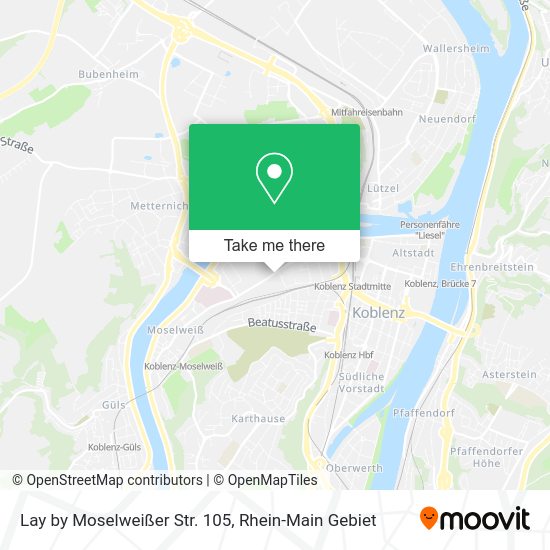 Карта Lay by Moselweißer Str. 105