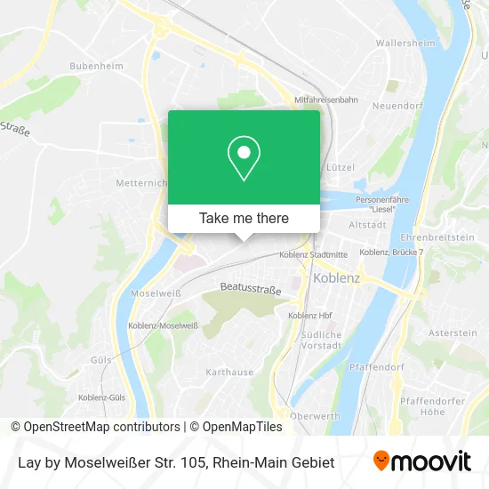 Карта Lay by Moselweißer Str. 105