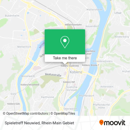 Карта Spieletreff Neuwied