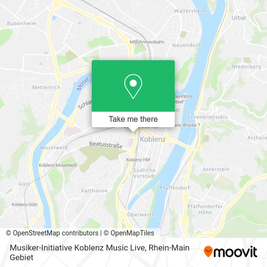 Карта Musiker-Initiative Koblenz Music Live